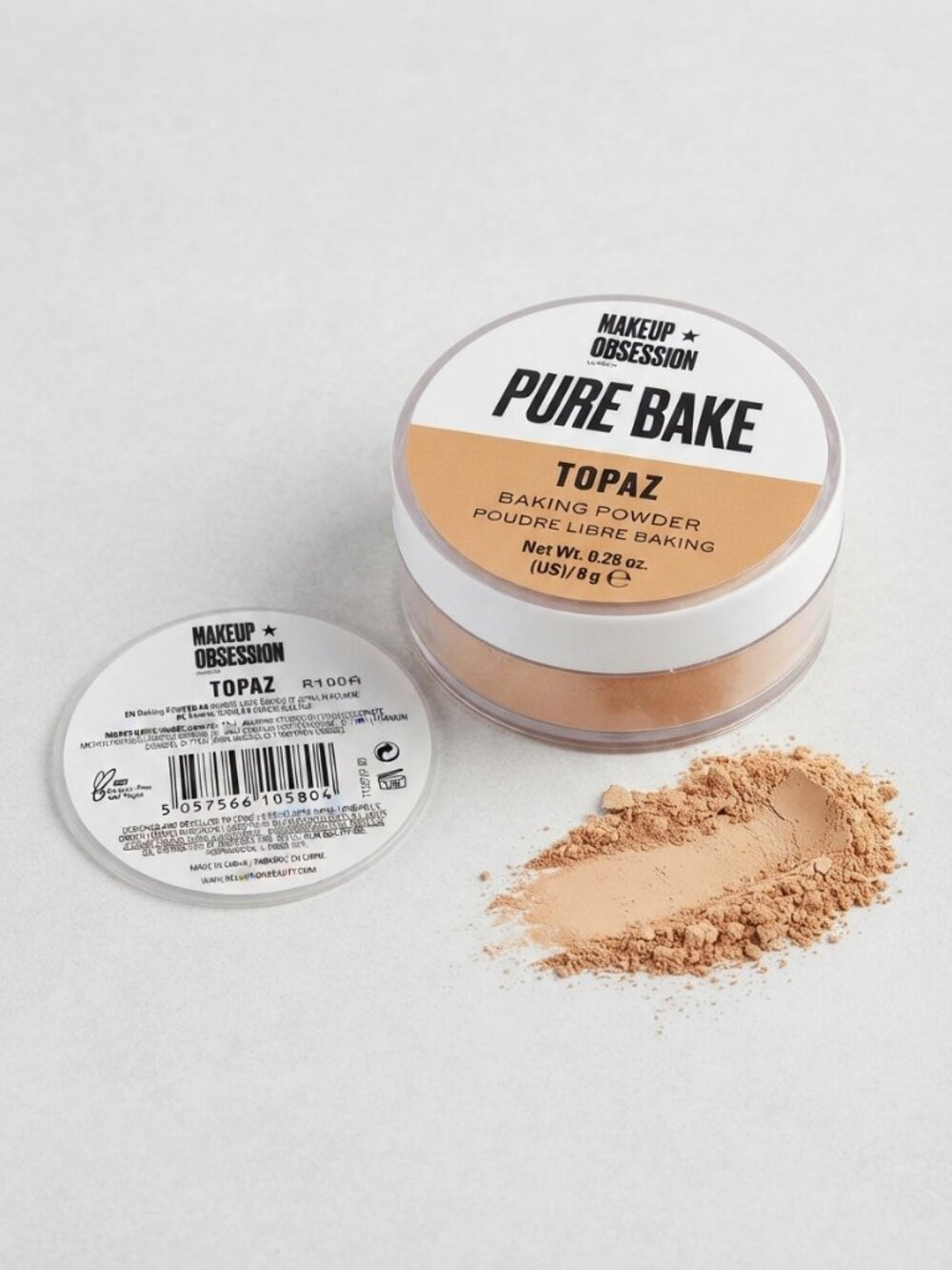 Makeup Obsession Pure Bake Baking Powder Topaz R100A NIB